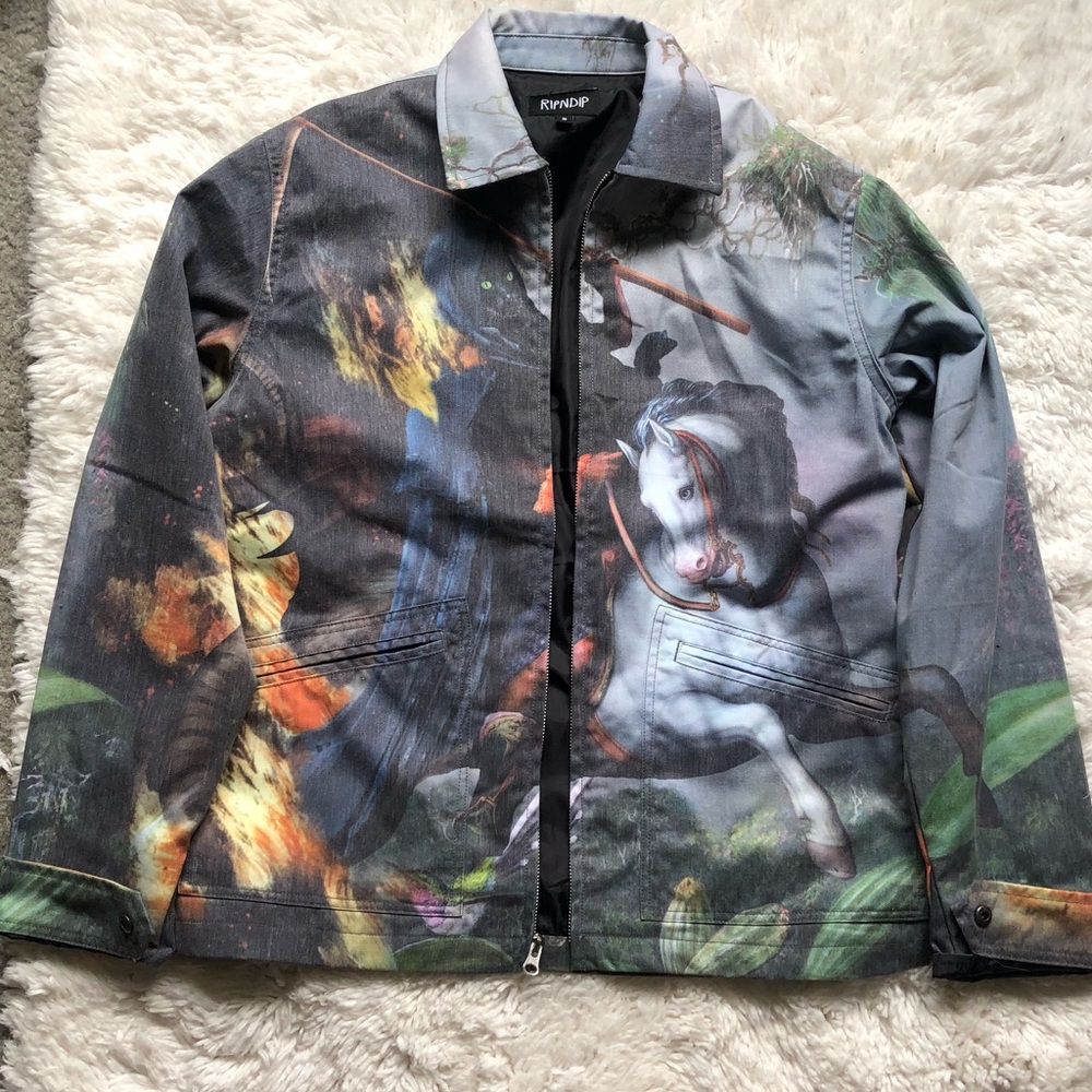 Rip N Dip Fire & Desire denim Jacket